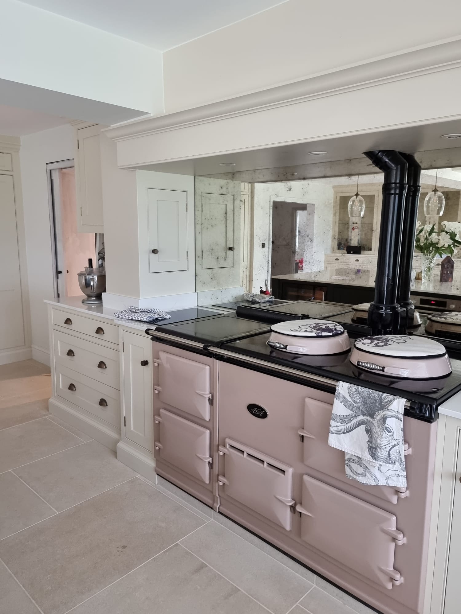 Bespoke timber kitchen units by Kings Stag Joinery