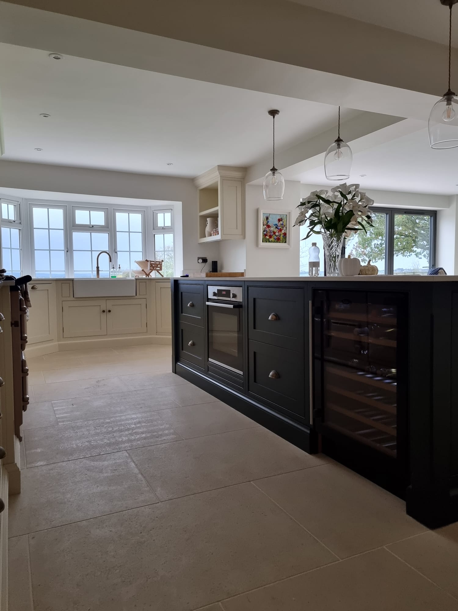 Bespoke timber kitchen island by Kings Stag Joinery