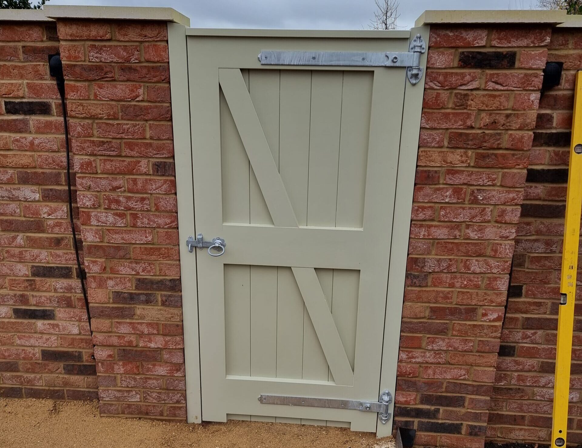 Bespoke painted timber gate by Kings Stag Joinery