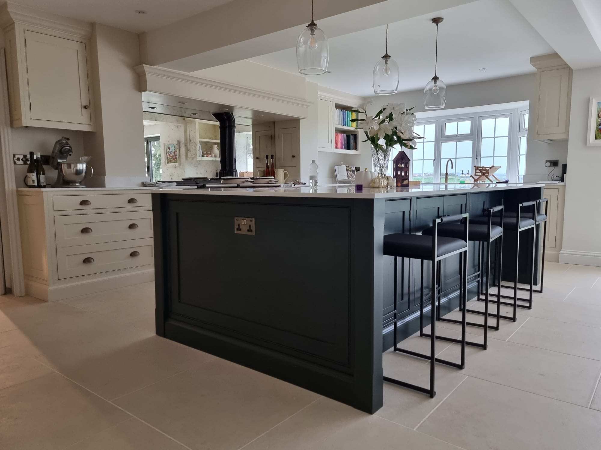 Bespoke kitchen island by Kings Stag Joinery