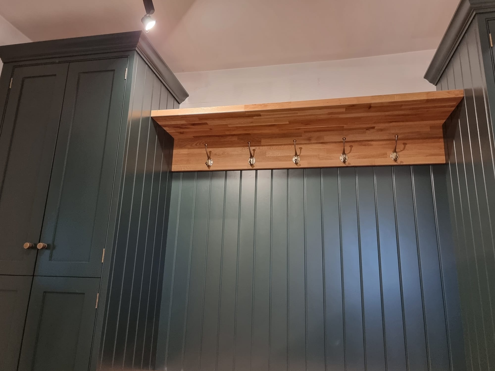 Bespoke timber utility unit by Kings Stag Joinery