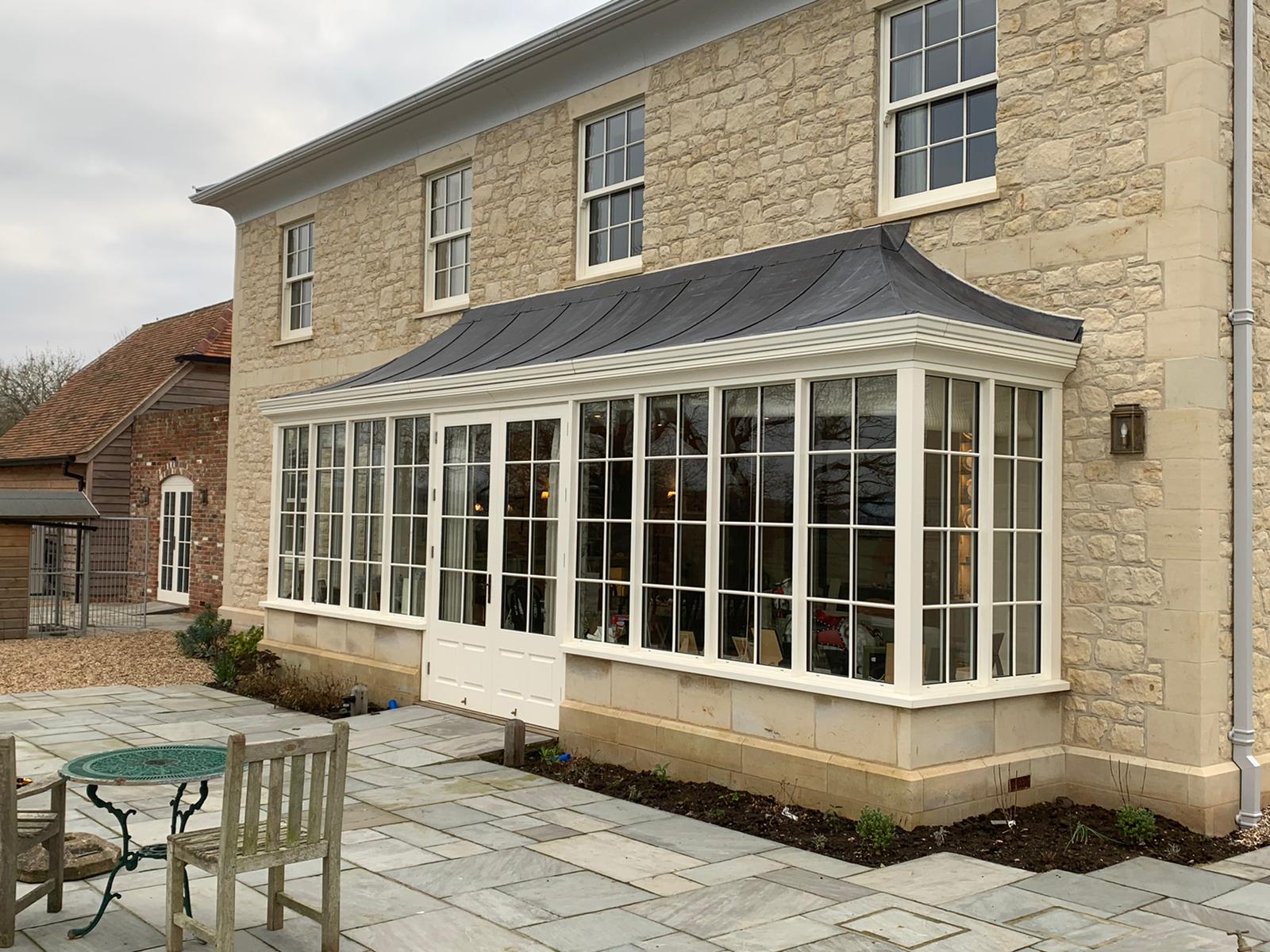 Bespoke timber conservatory by Kings Stag Joinery