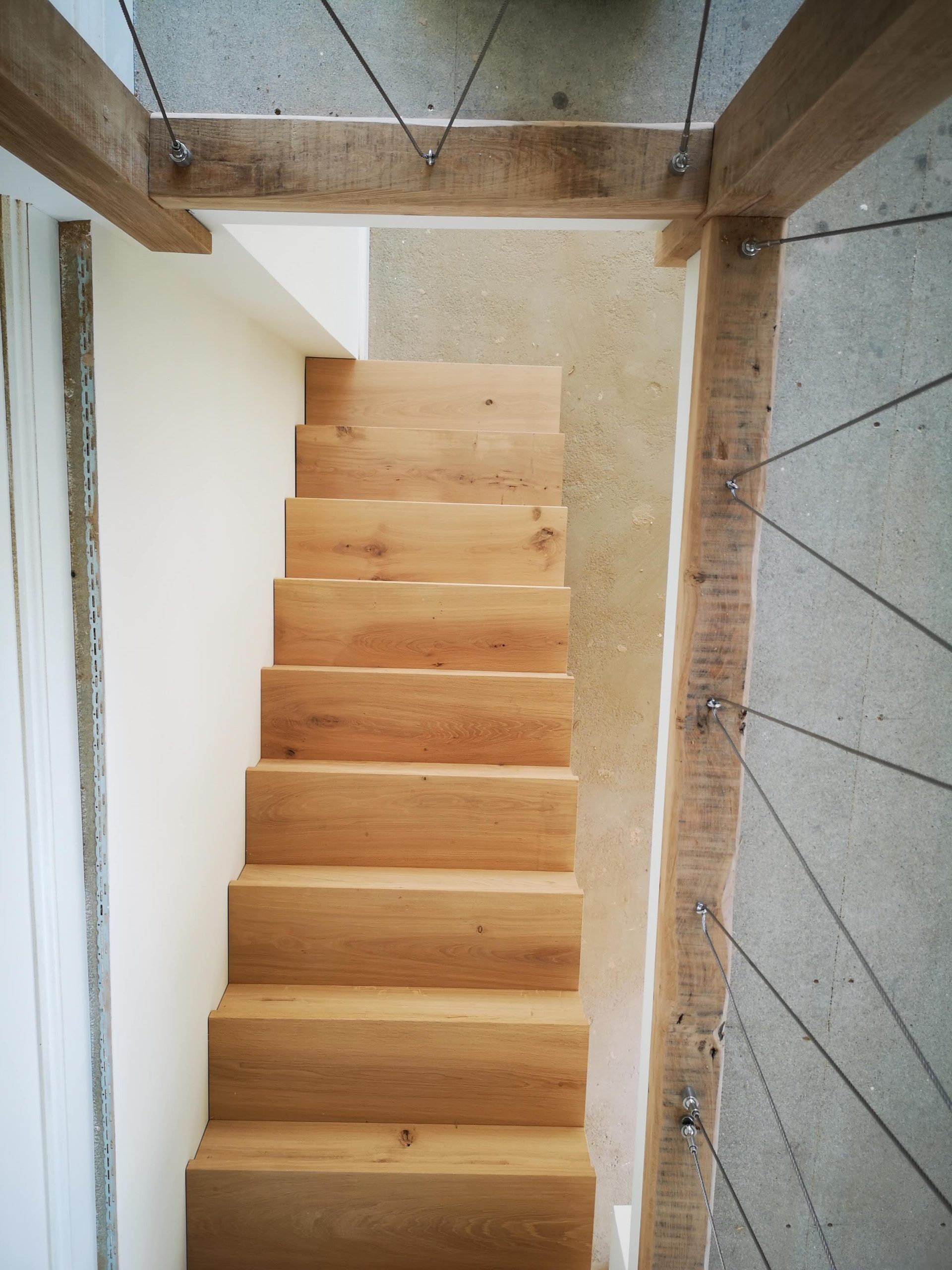 Bespoke timber stairs by Kings Stag Joinery