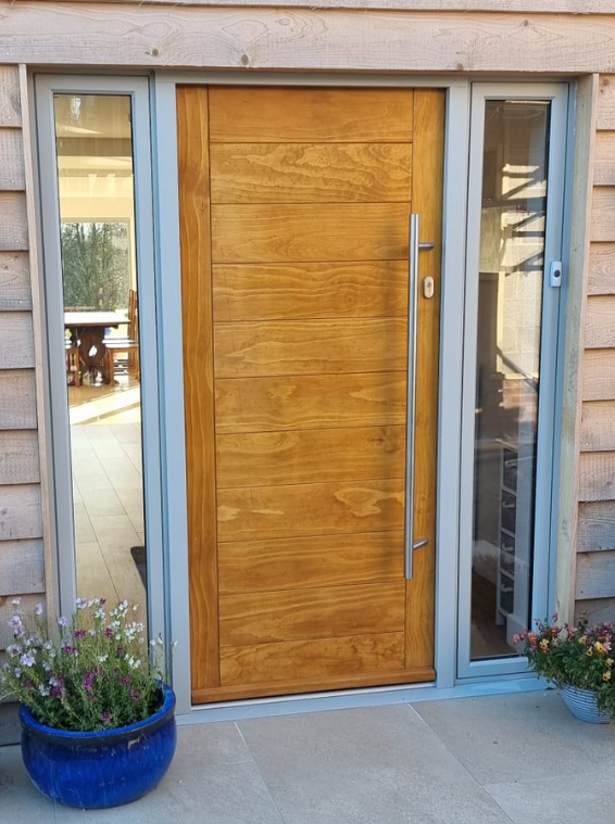 Timber entrance door by Kings Stag Joinery
